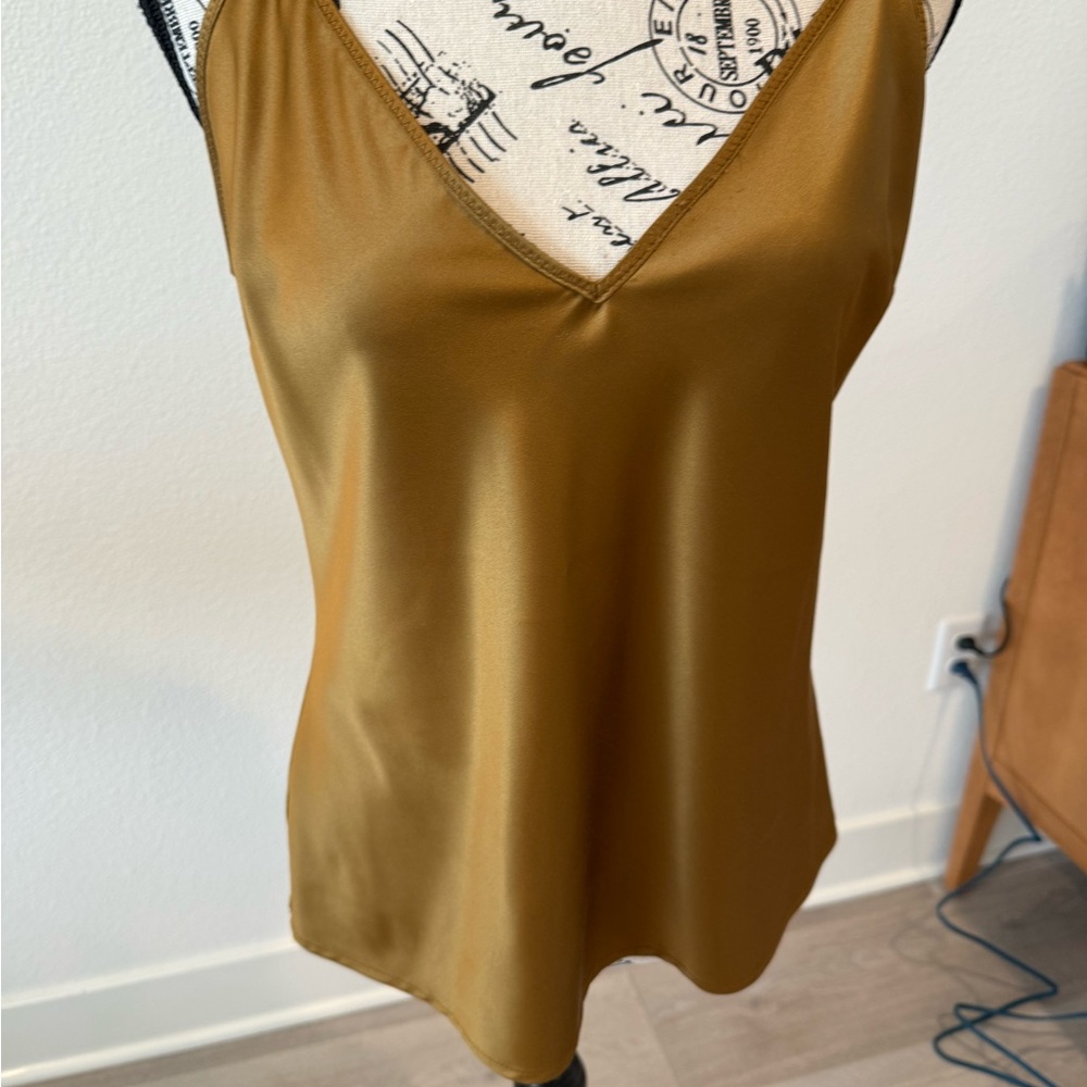 Zara Gold Camisole Top